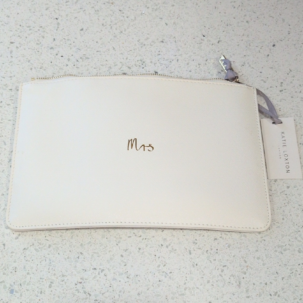 KATIE LOXTON White MRS Clutch